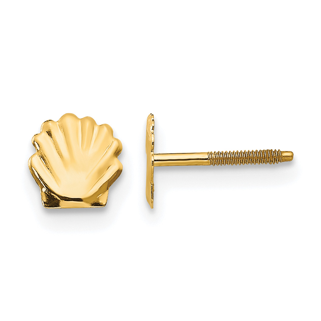 14k Madi K Shell Post Earrings (GK585)