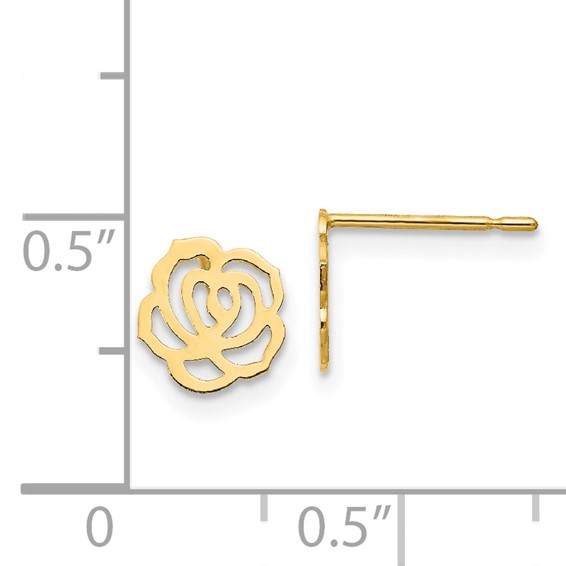 14k Madi K Children's Flower Post Earrings
