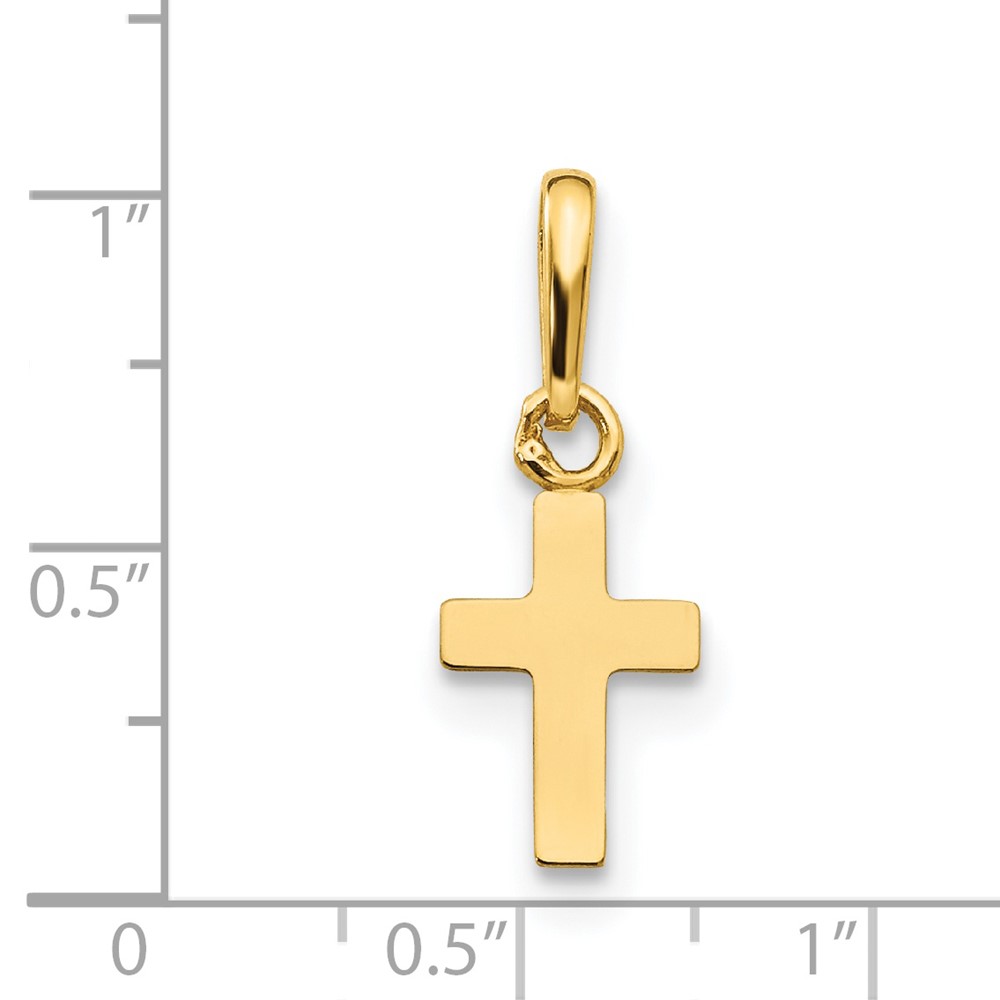 14k Madi K Children's Cross Pendant (GK872)