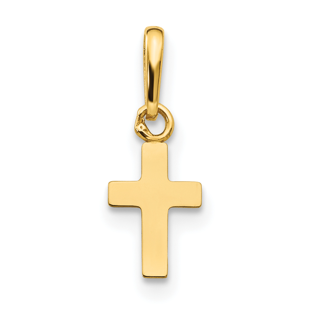 14k Madi K Children's Cross Pendant (GK872)