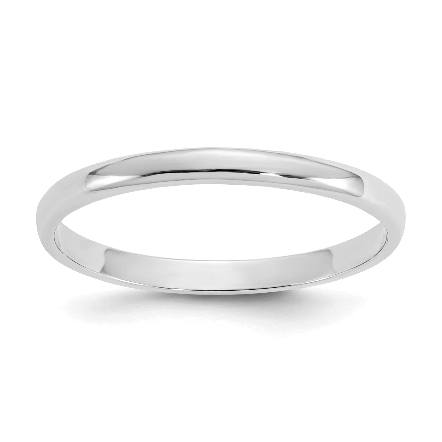 14K White Gold Madi K Polished Ring (GK891)