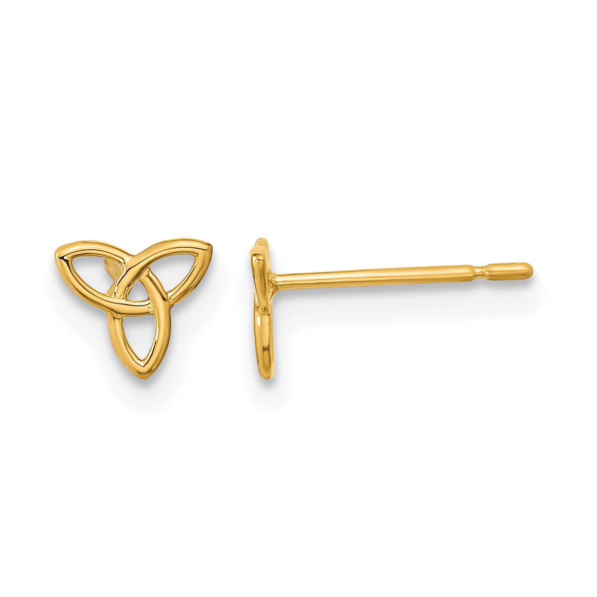 14k Madi K Kids Celtic Knot Post Earrings (GK965)