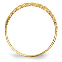 14K Madi K Kids Polished Twist Size 4.5 Ring view 2