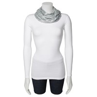 Blue, Grey & Silver Scarf view 2
