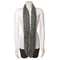 Blue & Grey Circular Loop Scarf view 1