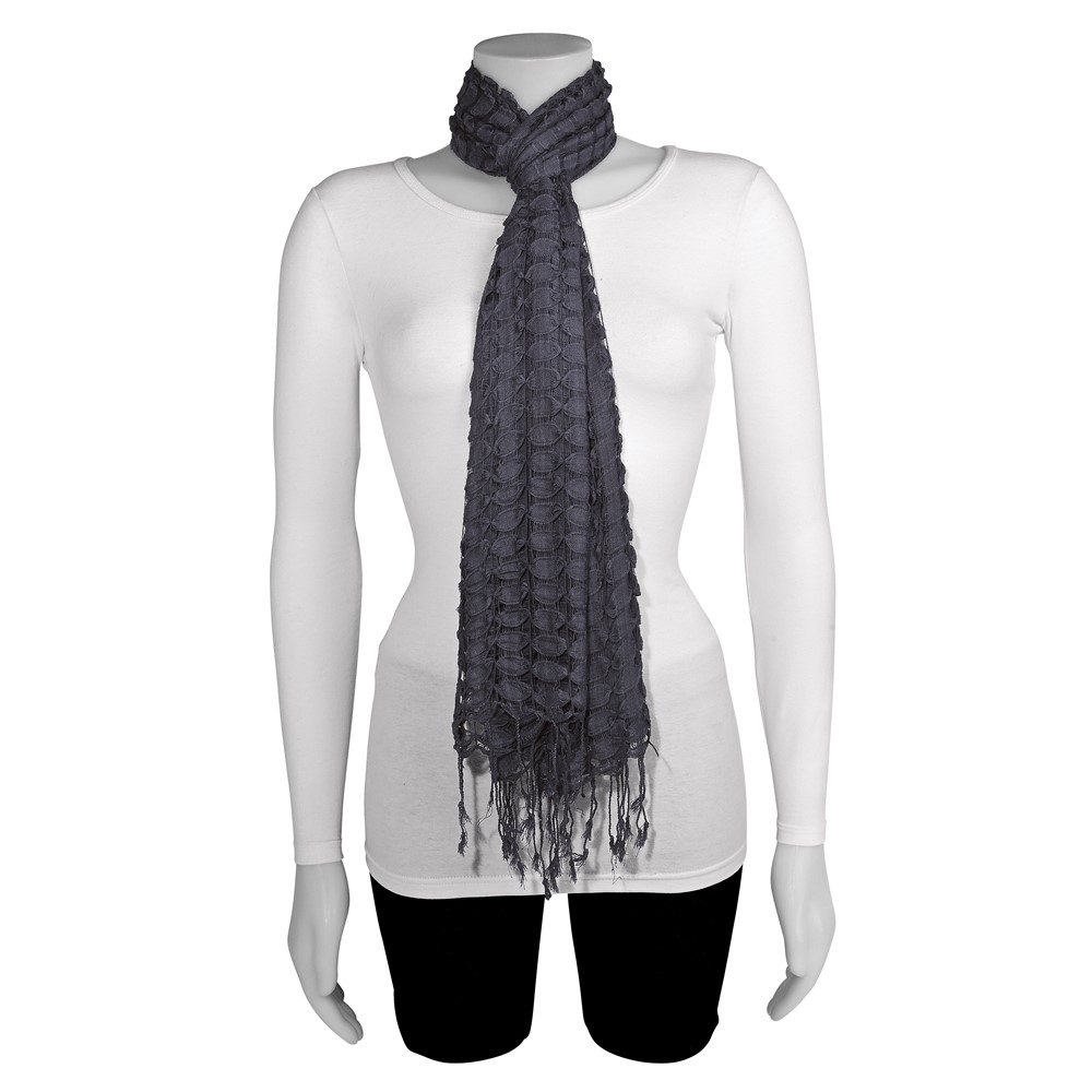 Charcoal Grey Fashion Scarf