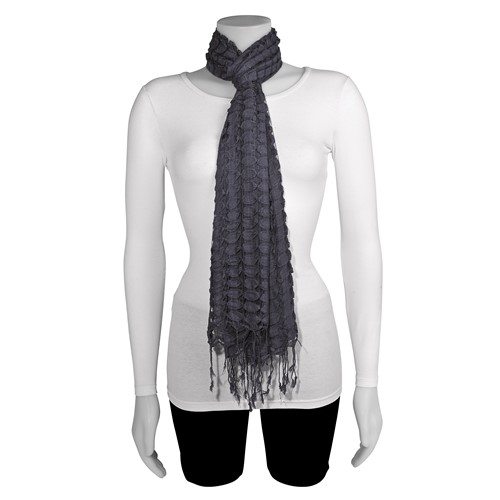 Charcoal Grey Fashion Scarf