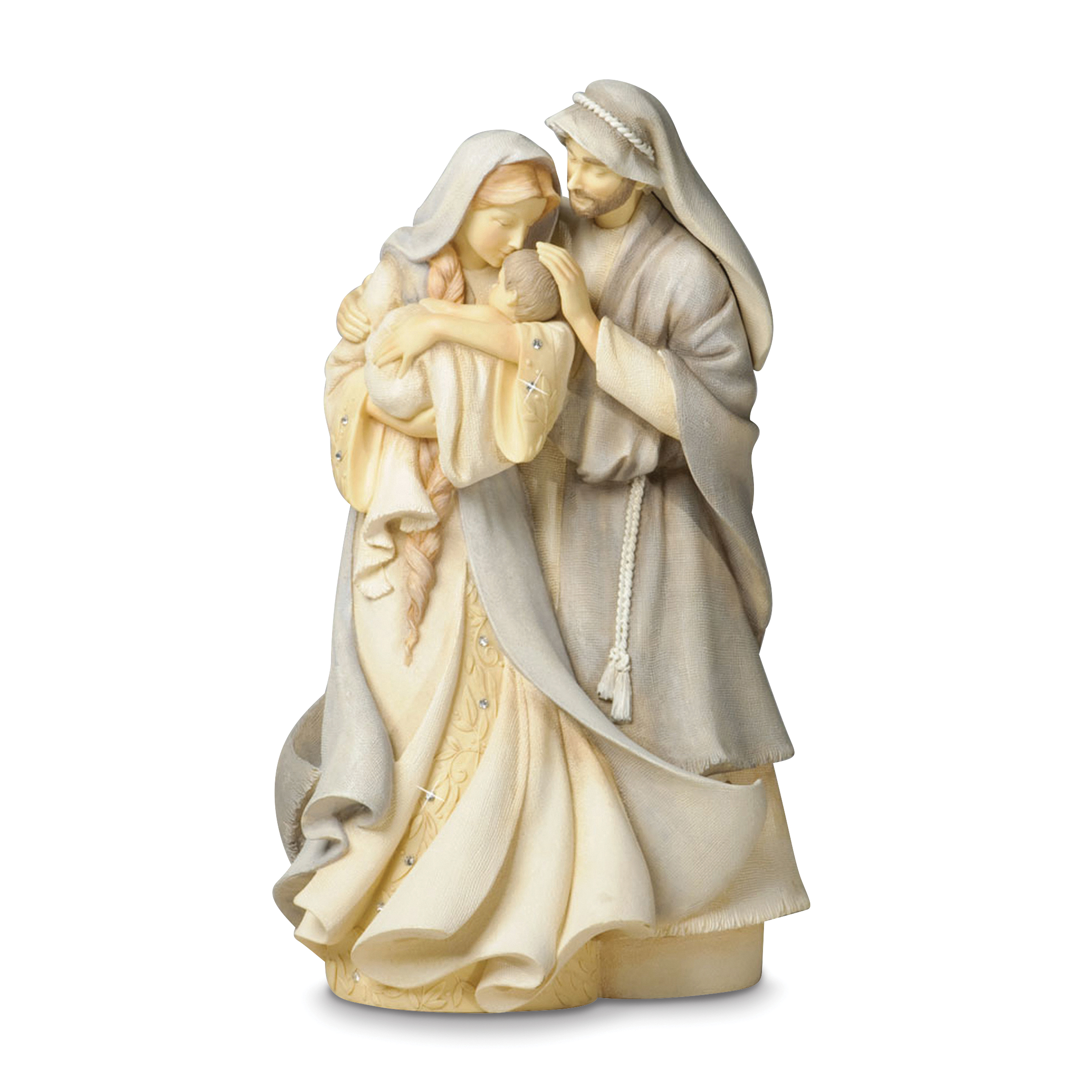 resin holy family figurine