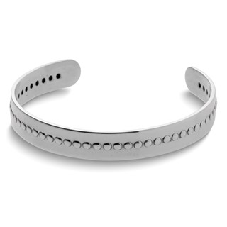 Empire Sterling Silver Beaded Baby Cuff Bangle with Gift Box