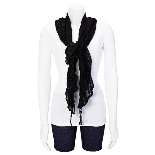 Black Fashion Scarf