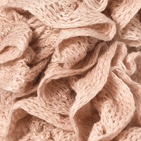 Beige Knitted Frill Fashion Scarf view 2