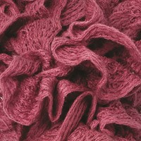 Dark Pink Knitted Frill Fashion Scarf view 2