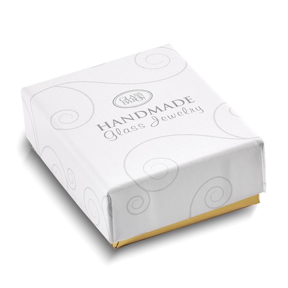 Glass Baron 22K Gilding Accent Gold-trim Turquoise Glass with Crystal from Swarovski Accent Dolphin 18 inch Gold-tone Necklace