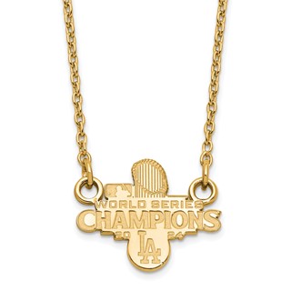 GP 2024 World Series Champions LA Dodgers Small Pendant w/ Necklace