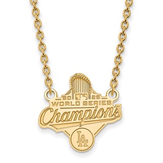 GP 2025 World Series Champions Los Angeles Dodgers Large Pendant w/ Neckla