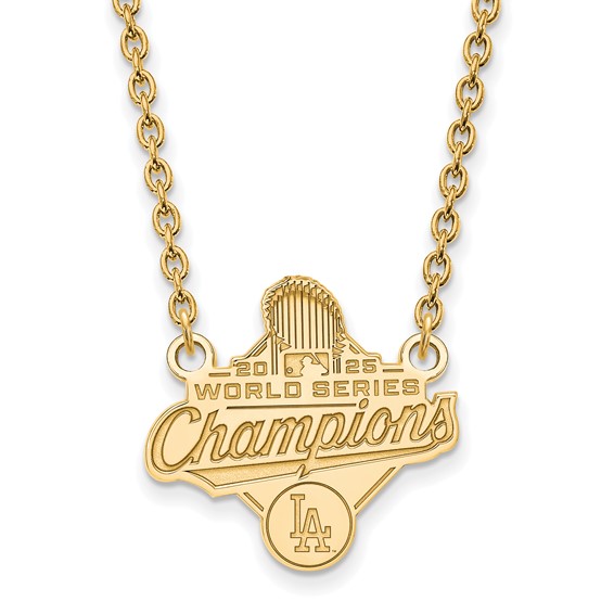 GP 2025 World Series Champions Los Angeles Dodgers Large Pendant w/ Neckla