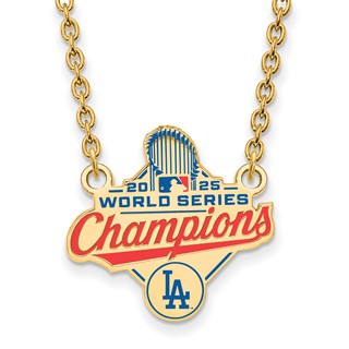 GP 2025 World Series Champions Los Angeles Dodgers Large Pendant w/ Neckla