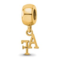 Sterling Silver Gold-plated LogoArt United States Air Force Academy A-f Extra Small Dangle Bead view 5