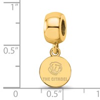 Sterling Silver Charm with GP LogoArt the Citadel XS Dangle Bead view 3