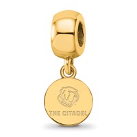 Sterling Silver Charm with GP LogoArt the Citadel XS Dangle Bead view 1