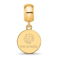 Sterling Silver W GP LogoArt the Citadel Small Dangle Bead view 4
