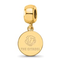 Sterling Silver W GP LogoArt the Citadel Small Dangle Bead view 1
