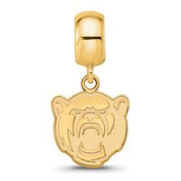 Sterling Silver Gold-plated LogoArt Baylor University Small Dangle Bead Charm view 2