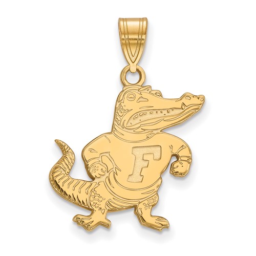 10k Gold LogoArt University of Florida Gator Large Pendant