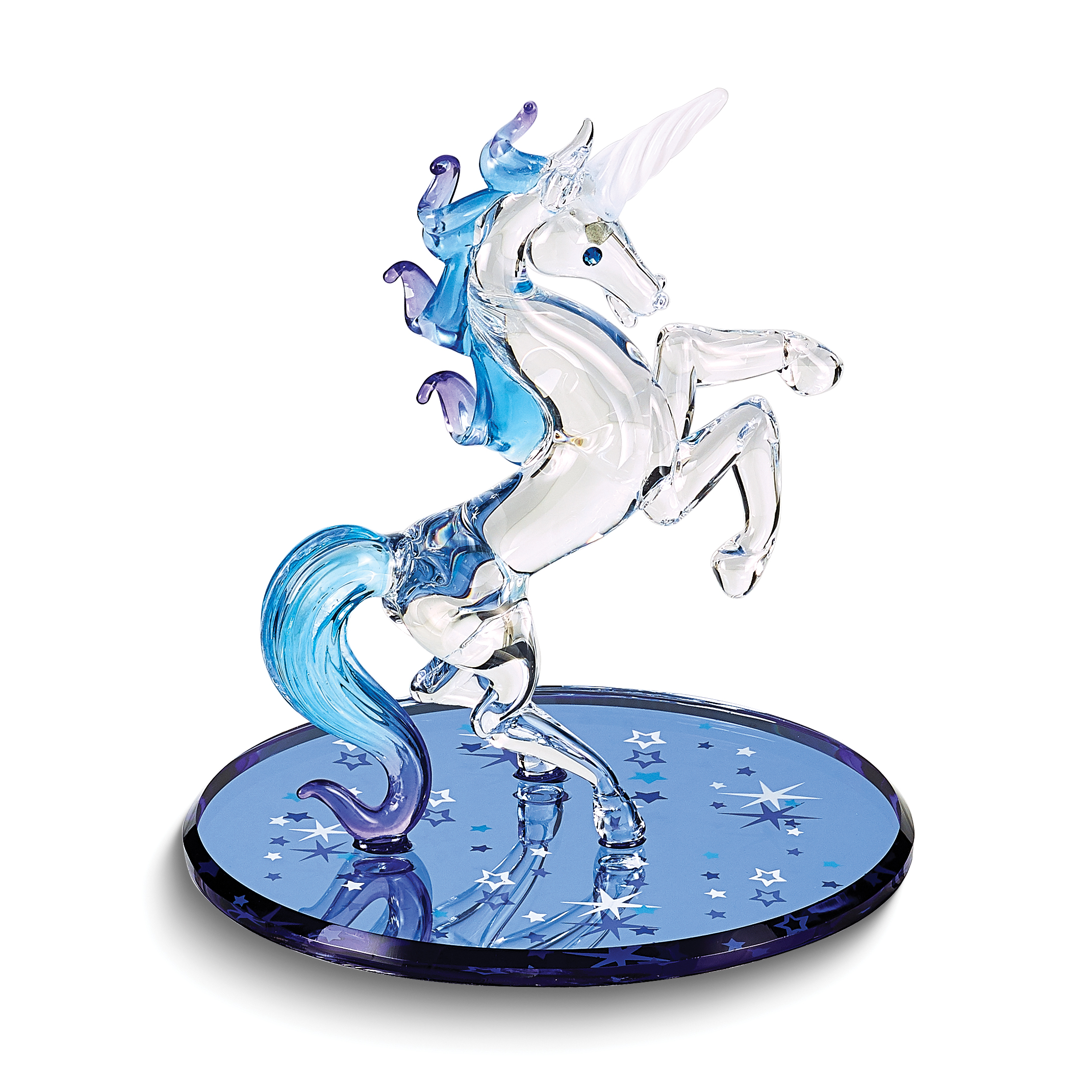 unicorn figurine crystal glass ornament gift