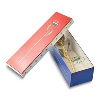 Lacquer Dipped Gold Trimmed Liberty Real Rose view 4