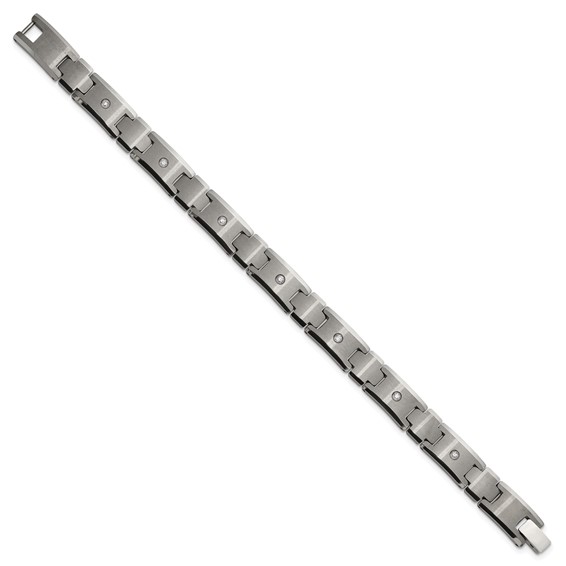 Tungsten Men's .25 TCW Men's 9" Bracelet