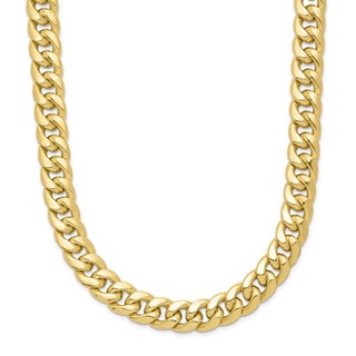 14K Italian 6mm Miami Cuban Chain