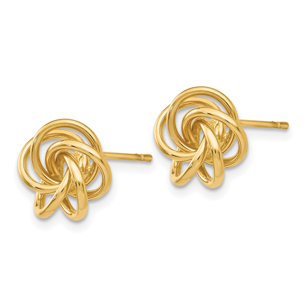 14k Love Knot Earrings (H439)