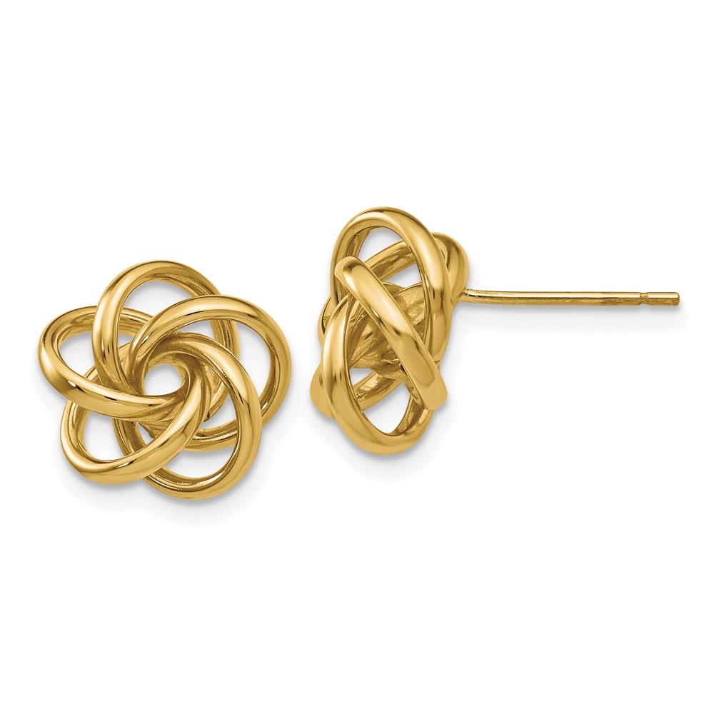 14k Love Knot Earrings (H442)