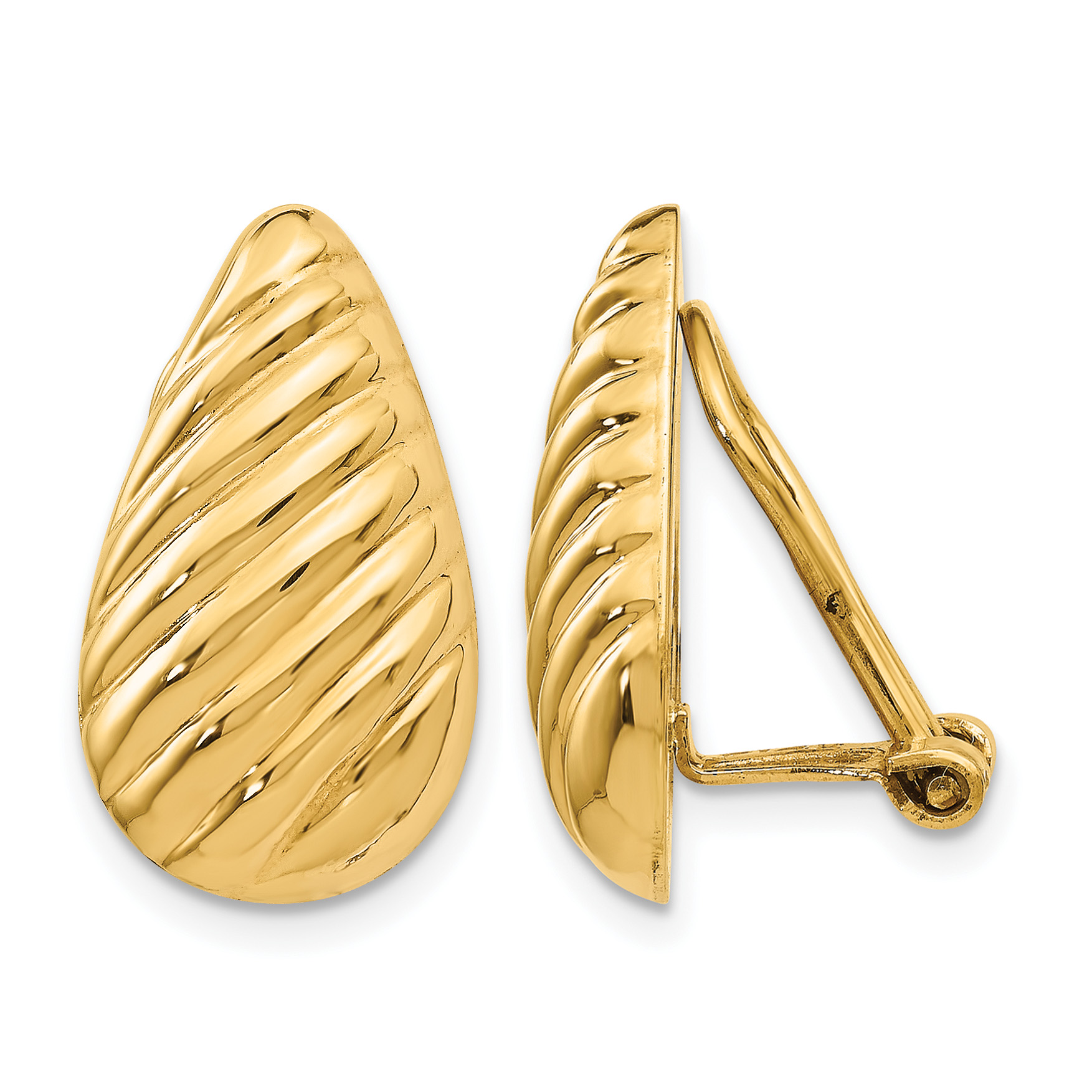 14k Non-pierced Fancy Earrings (H634)