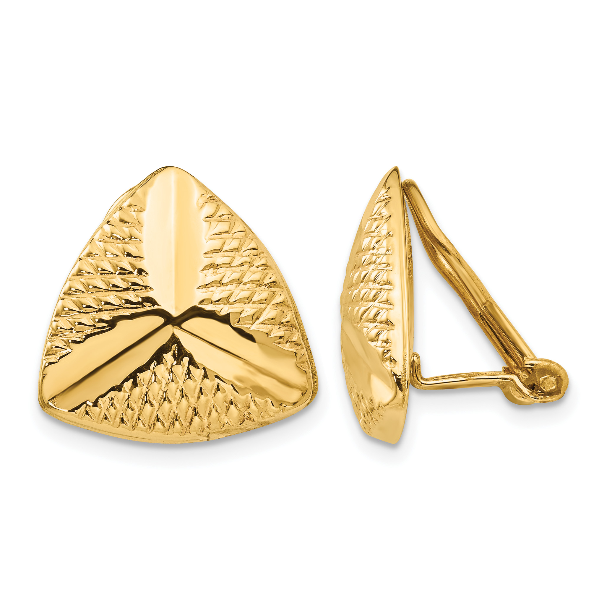 14k Non-pierced Fancy Earrings (H641)