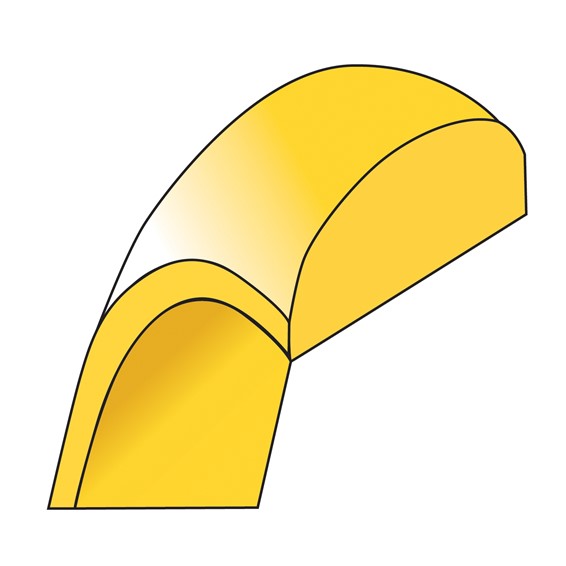 14KY 11mm Half Round Band Size 6