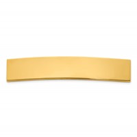 14K Yellow Gold 47x 8.5x 1.25 Mm ID Plate view 1