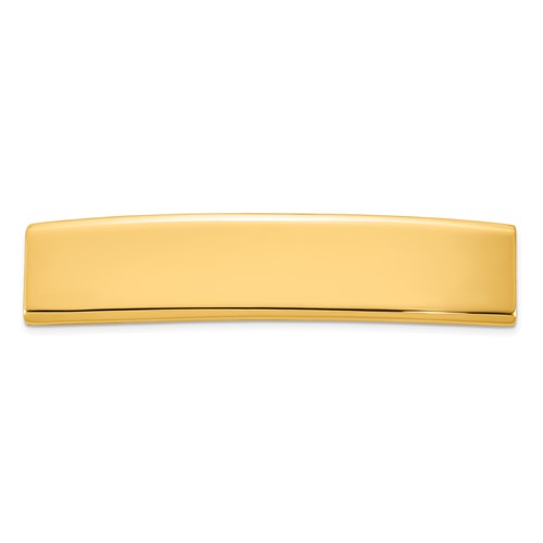 14K Yellow Gold 48x 10x 1.75 Mm ID Plate