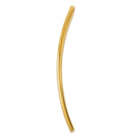 14K Yellow Gold 48x12x1.75 Mm ID Plate view 2