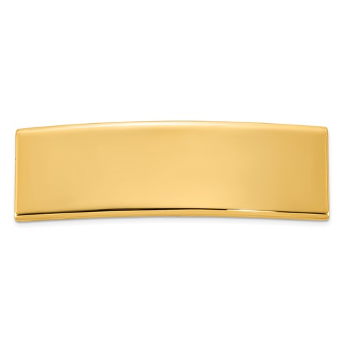 14K Yellow Gold 48x 14x 2 Mm ID Plate