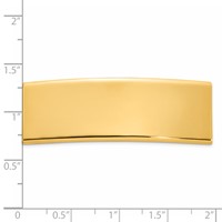 14K 48x15.5x2 Mm ID Plate view 3