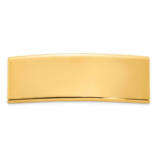 14K Yellow Gold 48x 15.5x 2 Mm ID Plate
