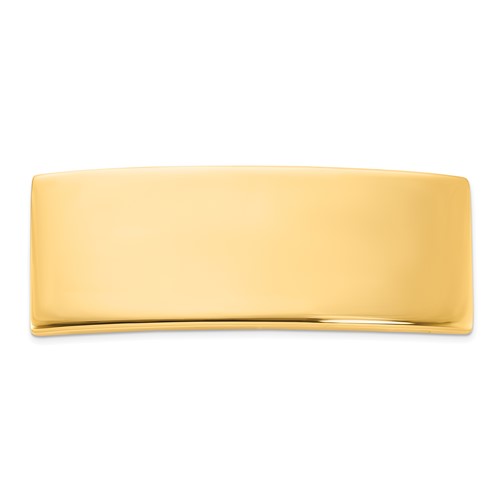 14K Yellow Gold 48 X 18.3 X 2.25mm ID Plate