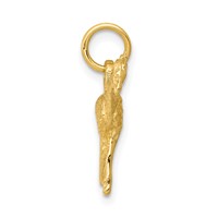 14K Yellow Gold Solid Polished 3-D Giraffe Charm view 2