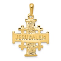 14K Jerusalem Cross Pendant view 3