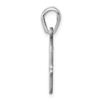 14K White Gold Star of David Chamseh Pendant view 2