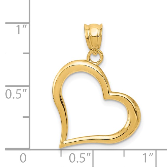 Gold Heart Pendant
