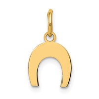 14K Horseshoe Charm view 1