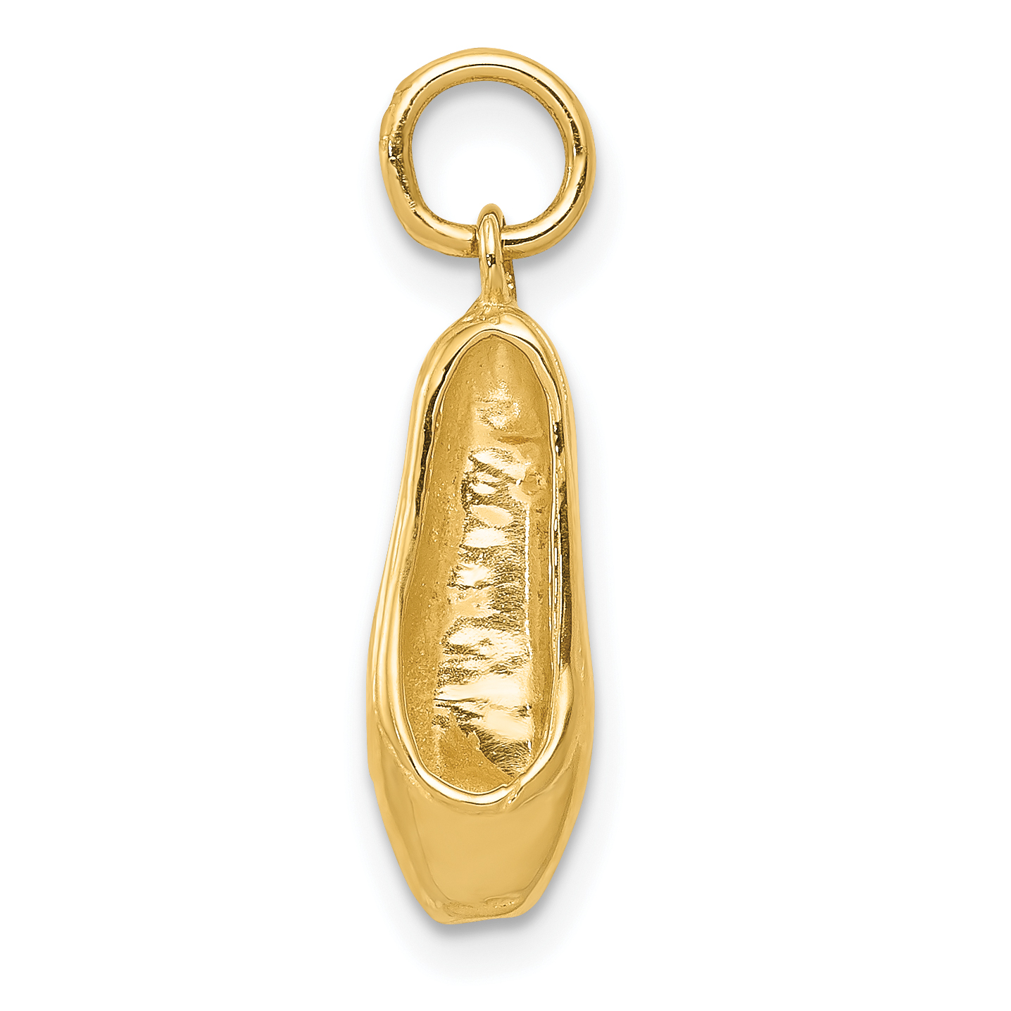 14k 3-D Ballet Slipper Pendant (K1838)